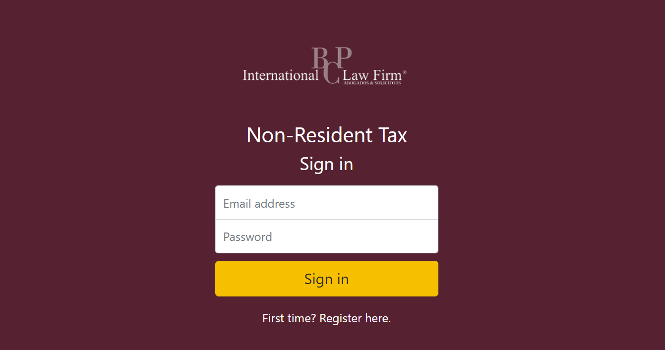 BCP Spanish Non Resident Tax